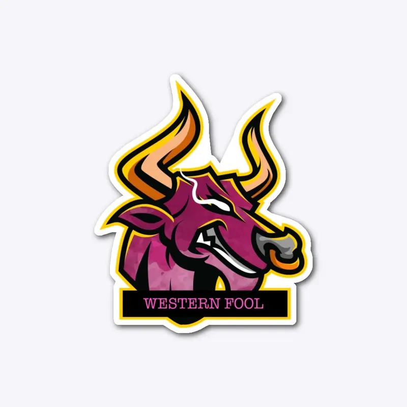 western fool sticker